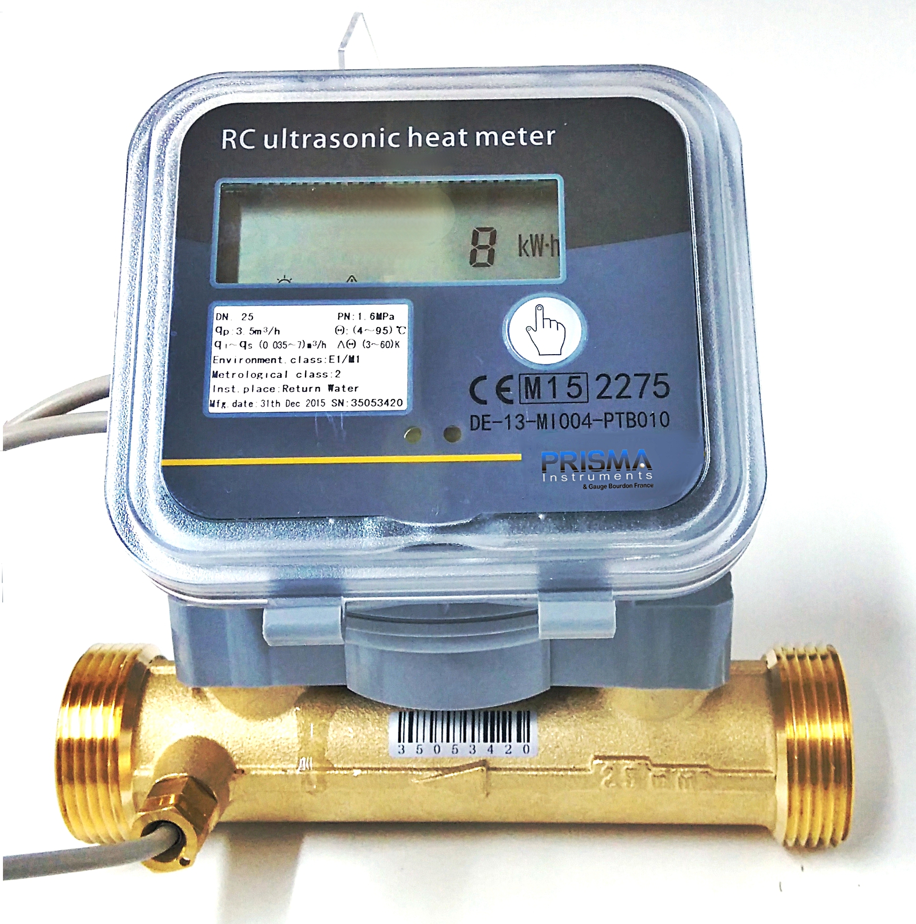 Compteur d'énergie à ultrason thermique & frigorifique