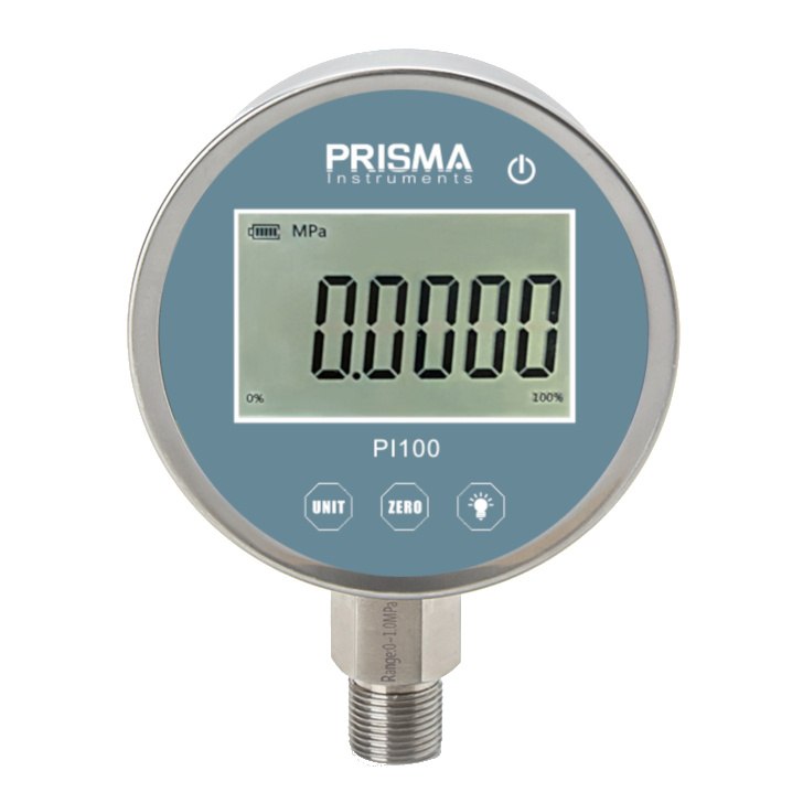PI100 Manomètre digital ± 0,2 % - Prisma Intruments